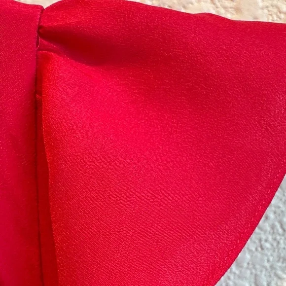 BHLDN Hitherto Anthropologie Chic Asymmetrical Red - Picture 11 of 15